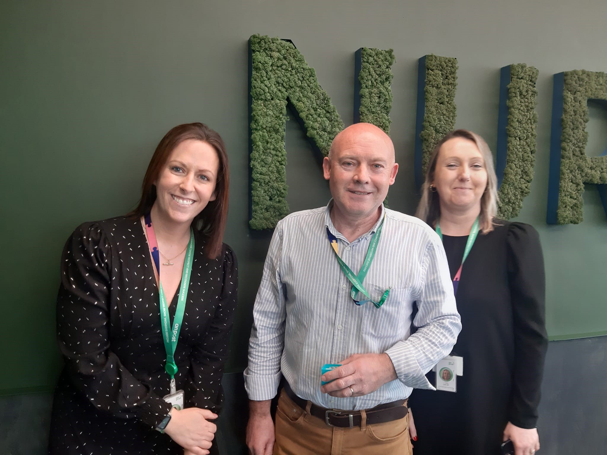 Nominators Jan Keating (left), Product Propositions Lead, VIP award winner Philip Colgan and Julie Gill, Commercial Marketing Director, APC.
